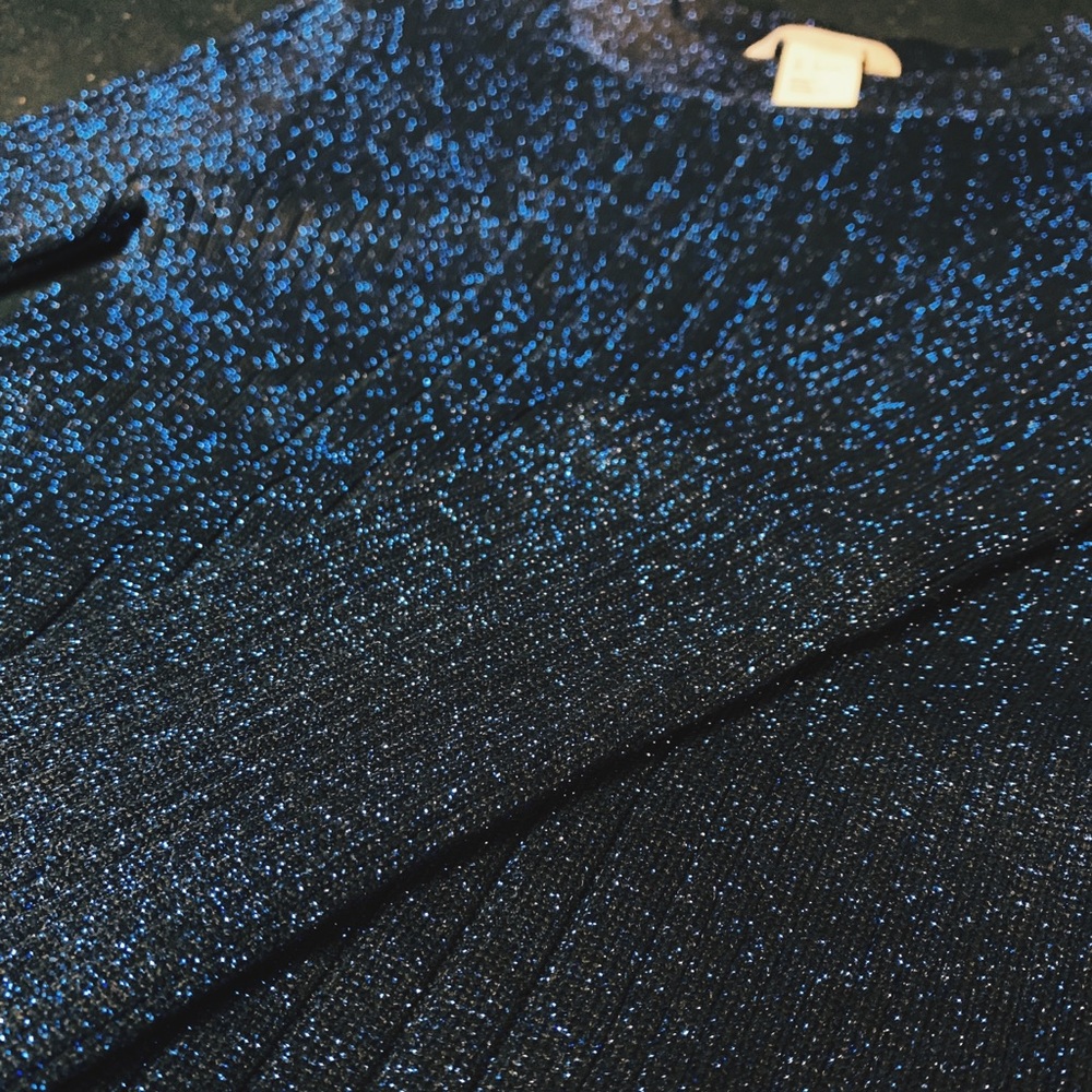 Blue Sparkly Long Sleeve